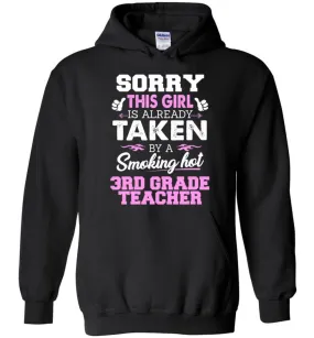 3rd Grade Teacher Shirt Cool Gift for Girlfriend, Wife or Lover - Hoodie