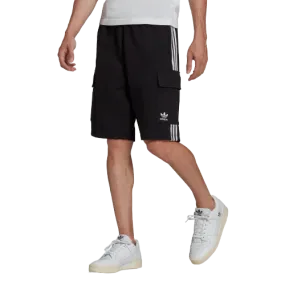 Adidas Men's Adicolor Classics 3 Stripes Cargo Shorts - Black