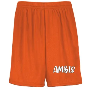 AM&IS Activewear Youth Moisture-Wicking Mesh Shorts