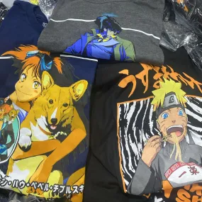 Anime T Shirts Assorted Mix (100 Pcs Lot)