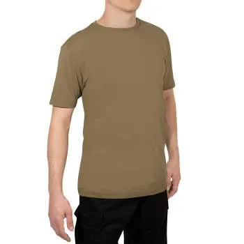 Athletic Fit Solid Color Military T-Shirt