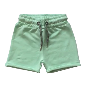 Bamboo Drawstring Shorts - Cool Mint