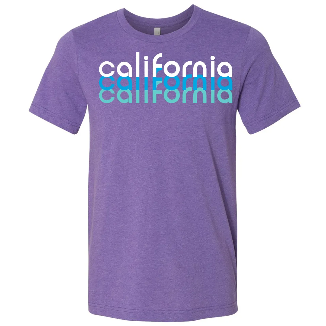 California Cool Stacked Asst Colors Mens Lightweight Fitted T-Shirt/tee