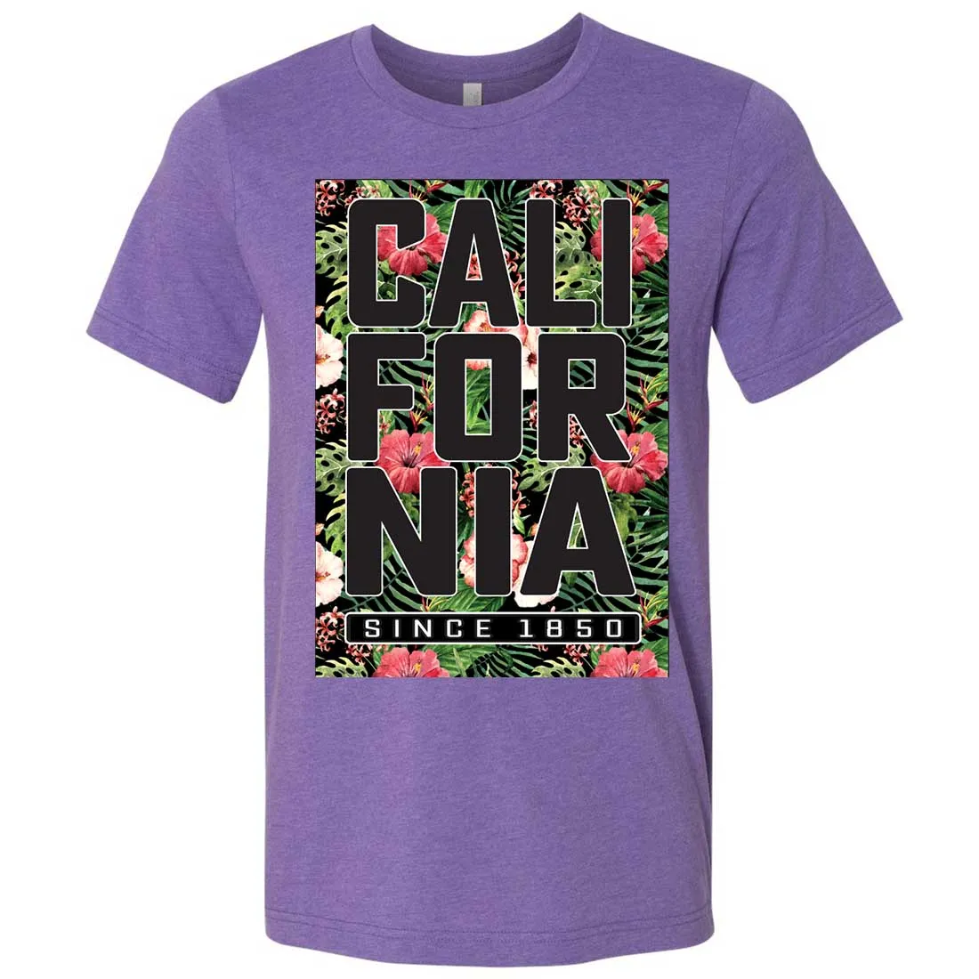 California Republic 1850 Floral Asst Colors Mens Fitted Tee