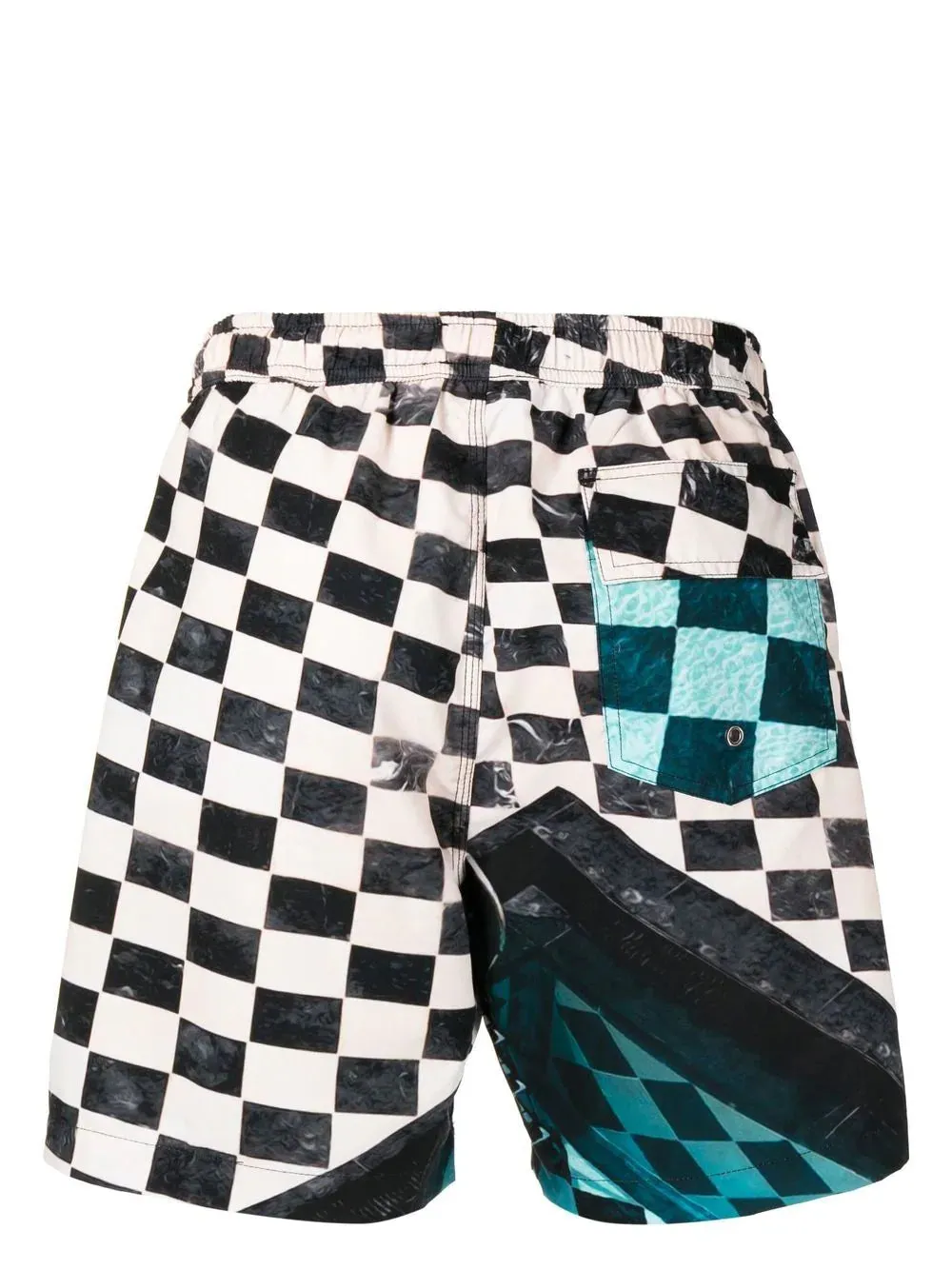 Check Print Deck Shorts