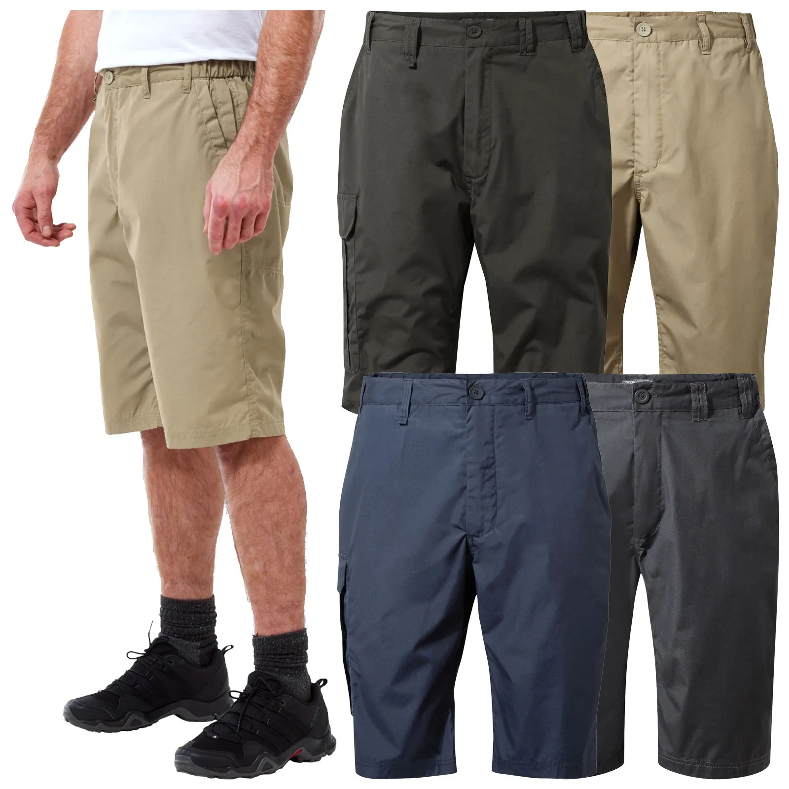 Craghoppers Mens Kiwi Long Shorts