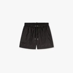 CROYEZ ALLOVER SWIMSHORT - BLACK