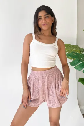 Just Like You Shorts in Dusty Rose