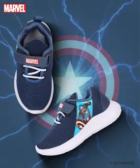 Marvel Spiderman MK8010K Casual Shoes for Kids | Comfortable and Stylish Footwear for Boys | Durable Construction, Cushioned Support, and Stylish Velcro Design | Ideal for Everyday Use Blue