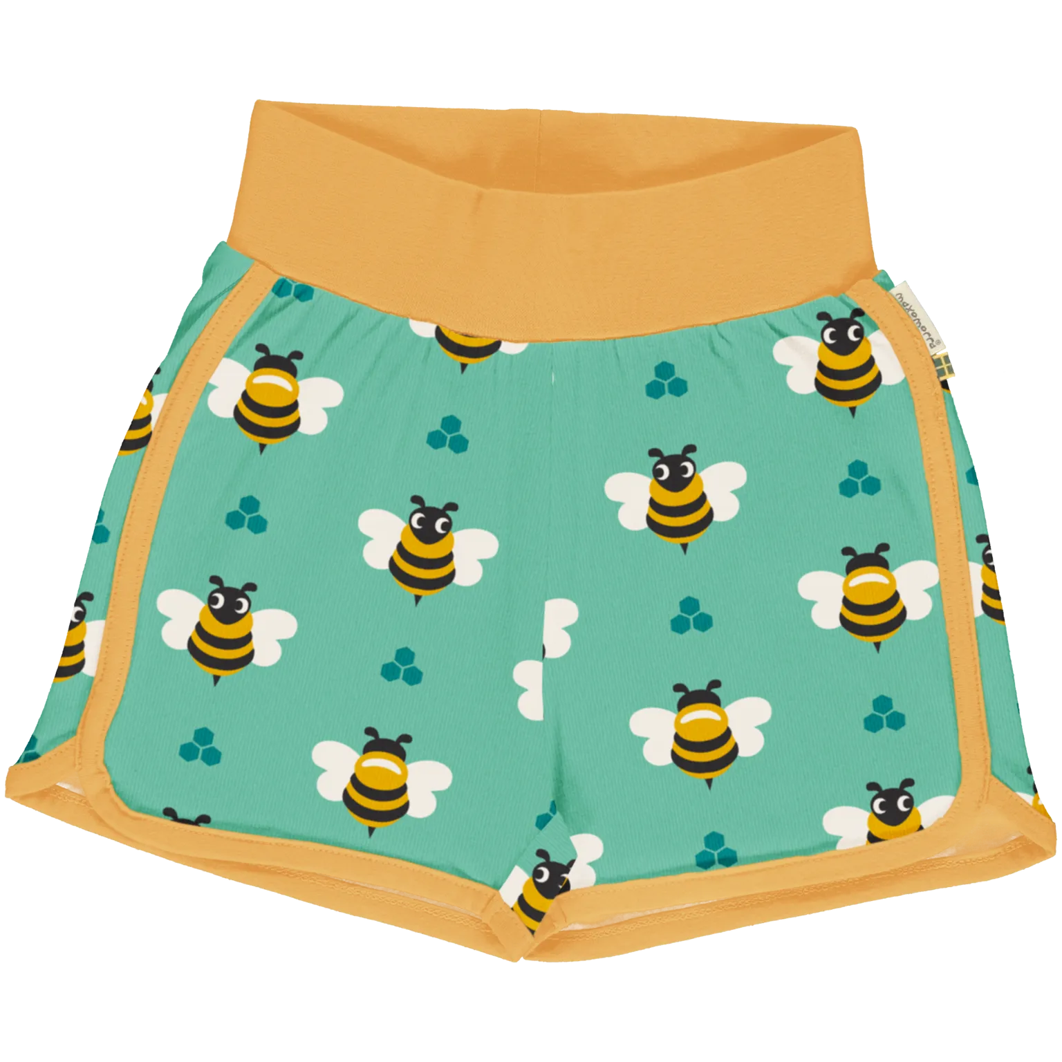 Maxomorra Bee Organic Cotton Jersey Runner Shorts