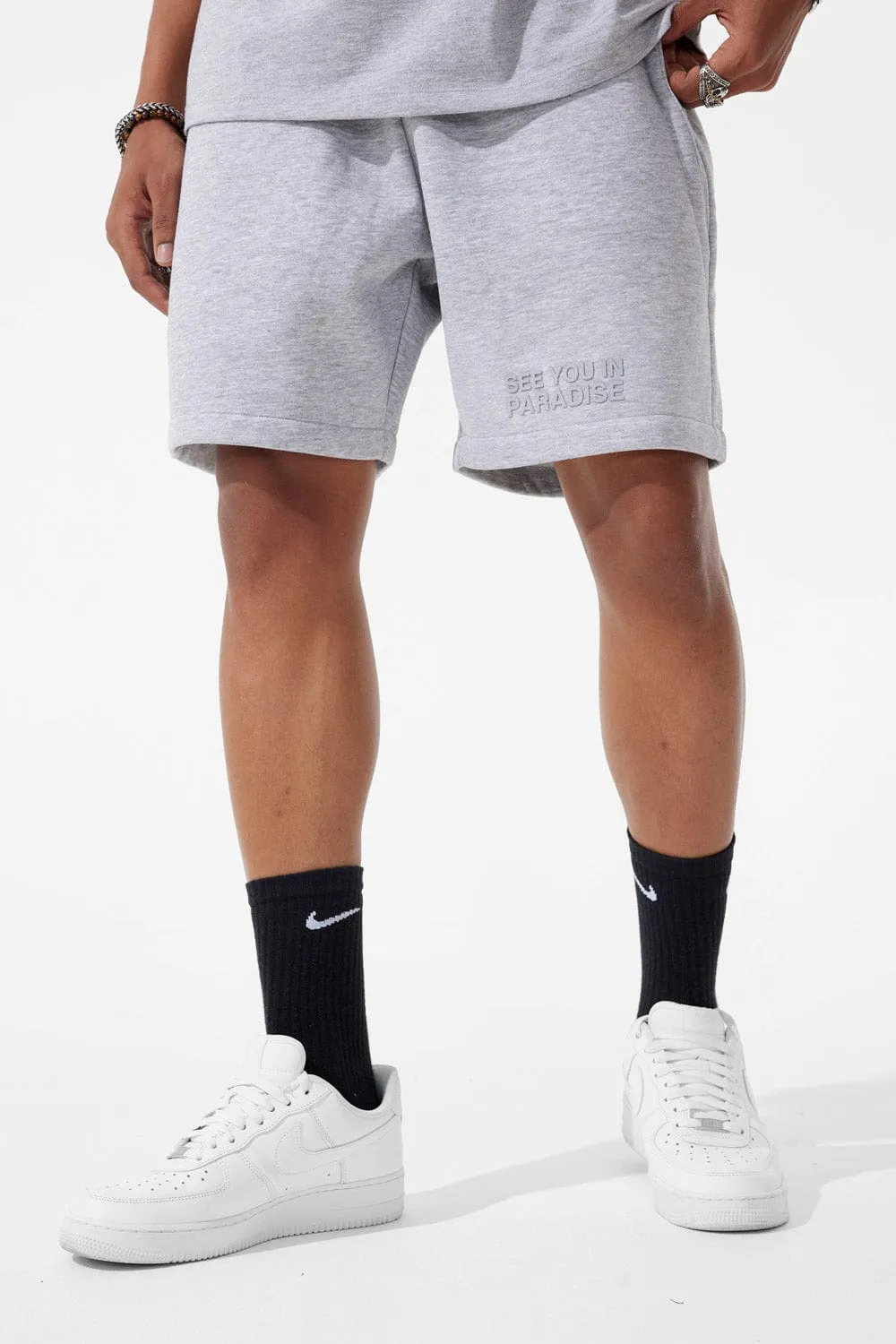 Retro - Paradise Tonal Shorts (Heather Grey)