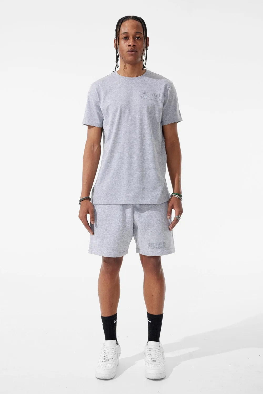 Retro - Paradise Tonal Shorts (Heather Grey)