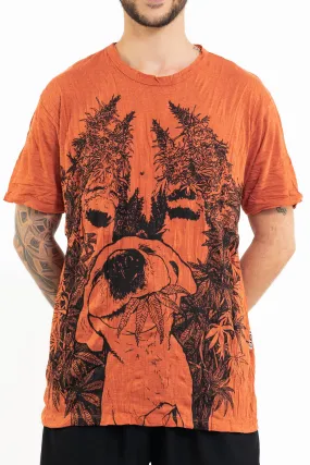 Sure Design Men's Happy Dog T-Shirt Orange