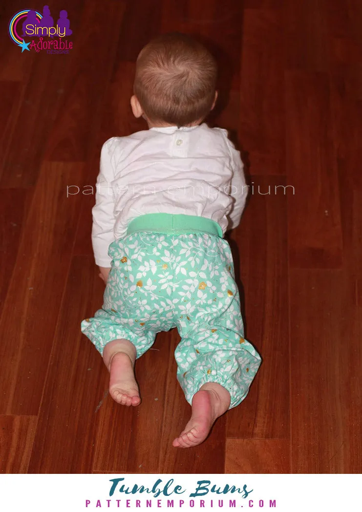 Tumble Bums | Baby & Toddler Shorts & Pants Sewing Pattern