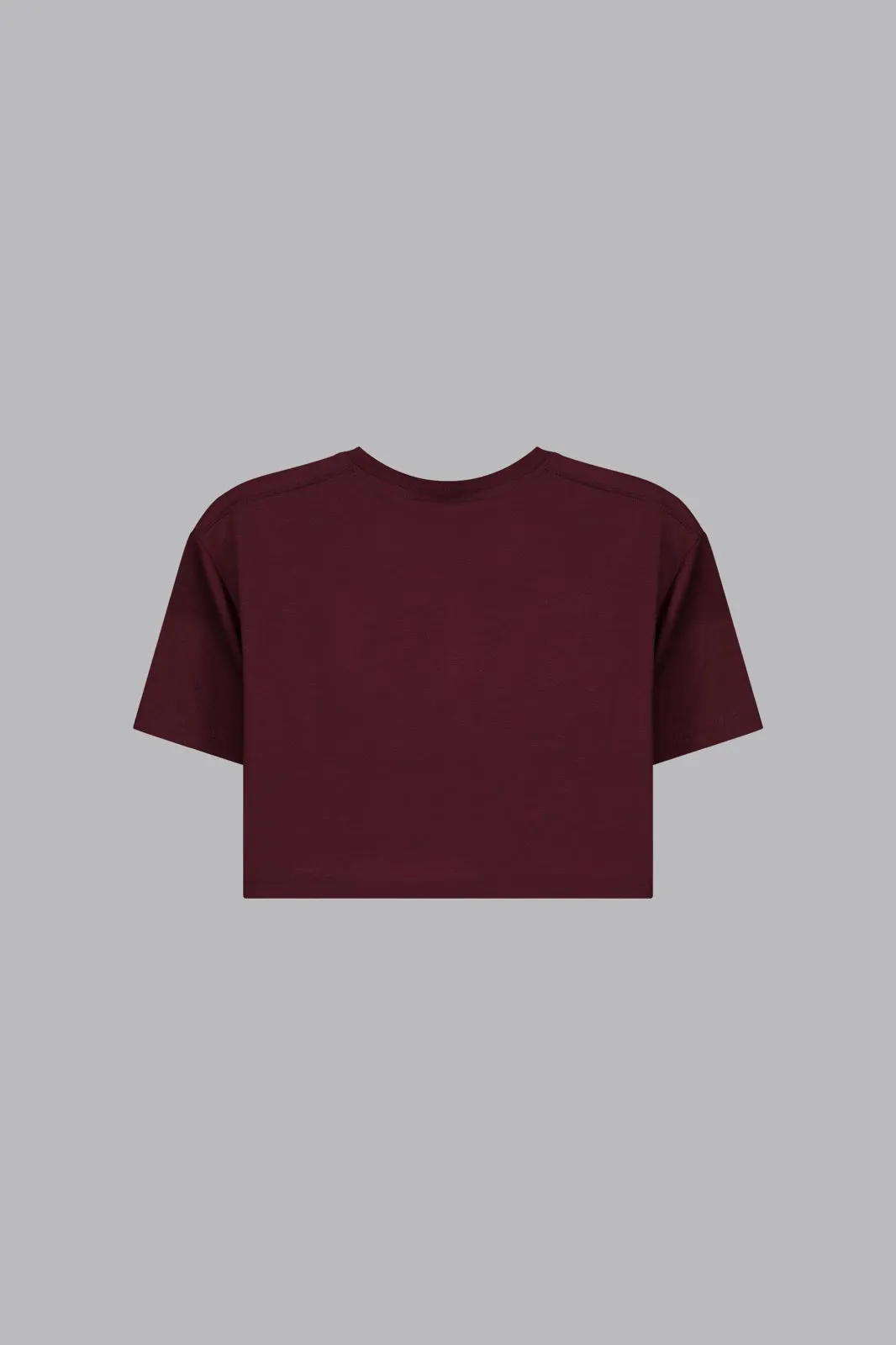 V_SYLK® BOXY T-SHIRT - Burgundy